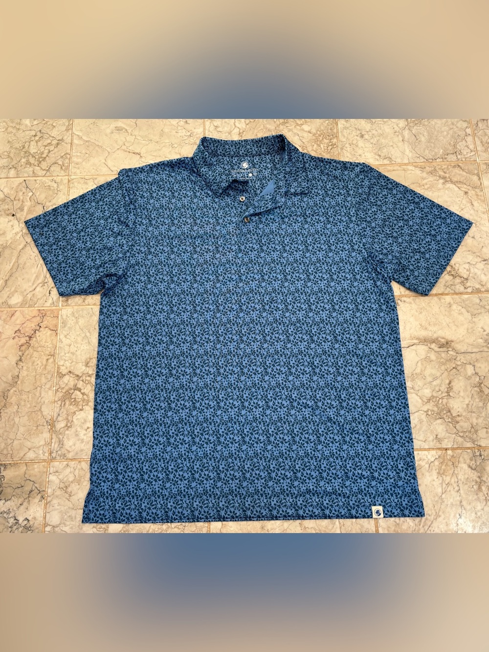 Southern Proper Polo Shirt Mens XL  blue,Short Sleeve Casual Golf